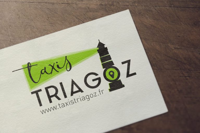 Logotype Noir et Vert Les Taxis Triagoz